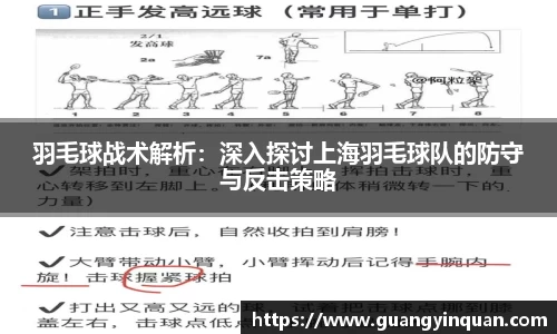 羽毛球战术解析：深入探讨上海羽毛球队的防守与反击策略